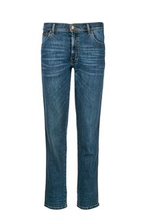 Синие джинсы с заломами Texas Wrangler