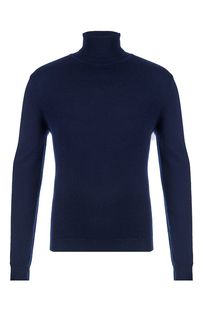 Темно-синяя водолазка из шерсти United Colors of Benetton