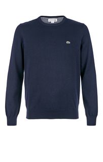 Темно-синий джемпер из хлопка Lacoste