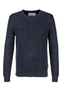 Джемпер из чесаного хлопка в рубчик Calvin Klein Jeans