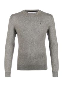 Серый хлопковый джемпер Calvin Klein Jeans