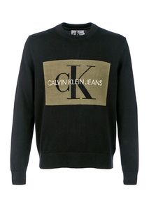 Джемпер из хлопка с логотипом бренда Calvin Klein Jeans