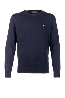 Синий хлопковый джемпер Tommy Hilfiger