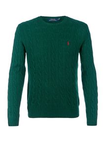 Зеленый шерстяной джемпер Polo Ralph Lauren