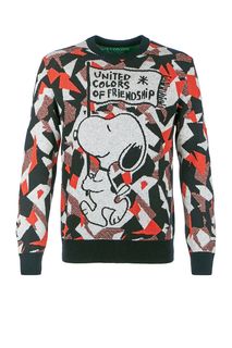 Трикотажный джемпер с добавлением шерсти United Colors of Benetton