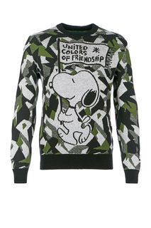 Трикотажный джемпер с добавлением шерсти United Colors of Benetton
