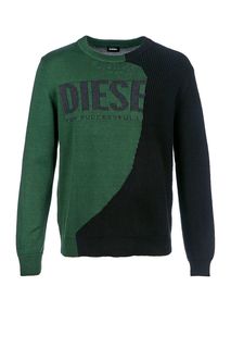 Хлопковый джемпер с круглым вырезом Diesel