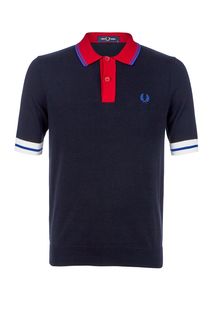 Хлопковый джемпер с короткими рукавами Fred Perry