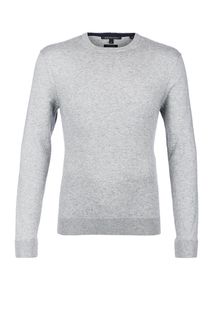 Джемпер из хлопка с круглым вырезом Armani Exchange