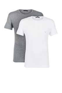 Комплект из двух хлопковых футболок Emporio Armani