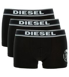 Комплект из трех трусов-боксеров с логотипом бренда Diesel