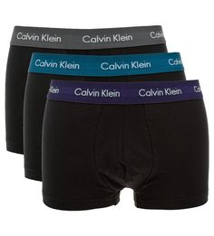 Комплект из трех хлопковых трусов-боксеров Calvin Klein