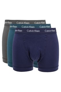 Комплект из трех хлопковых трусов-боксеров Calvin Klein