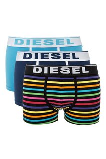 Комплект из трех хлопковых трусов-боксеров Diesel