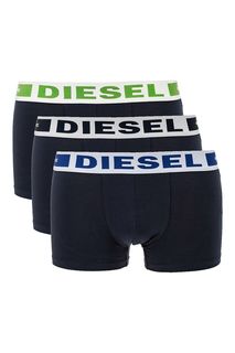 Комплект из трех синих трусов-боксеров Diesel