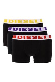 Комплект из трех черных трусов-боксеров Diesel