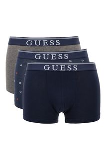 Комплект из трех хлопковых трусов-боксеров Guess