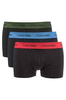 Комплект из трех трусов-боксеров черного цвета Calvin Klein