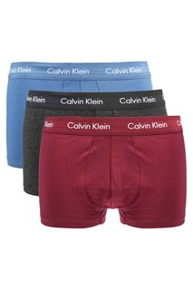 Комплект из трех трусов-боксеров из хлопка Calvin Klein