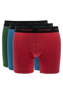 Комплект из трех трусов-боксеров из хлопка Calvin Klein