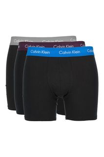 Комплект из трех трусов-боксеров черного цвета Calvin Klein