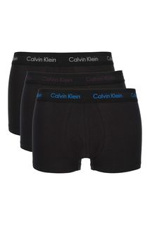 Комплект из трех трусов-боксеров черного цвета Calvin Klein