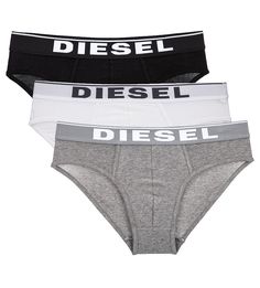 Комплект из трех трусов-брифов из хлопка Diesel