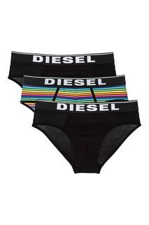 Комплект из трех хлопковых трусов-брифов Diesel