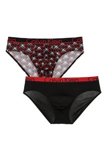 Комплект из двух хлопковых трусов-брифов Calvin Klein