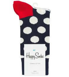 Носки из хлопка в горошек Happy Socks