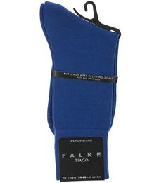 Синие носки из хлопка Falke