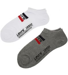 Комплект из двух пар коротких носков из хлопка Levis®