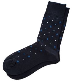 Синие хлопковые носки в горошек Collonil