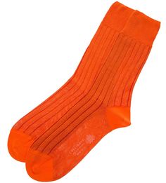 Хлопковые оранжевые носки Collirossi