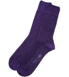Хлопковые фиолетовые носки Collirossi