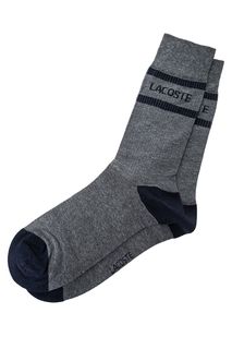 Серые хлопковые носки Lacoste