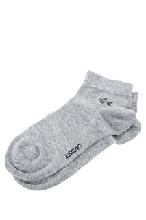 Серые хлопковые носки Lacoste
