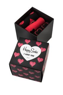 Комплект из трех пар носков в подарочной коробке Happy Socks