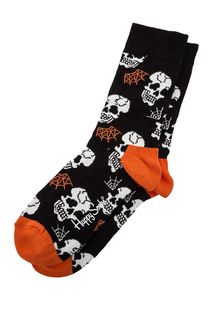 Черные хлопковые носки Happy Socks