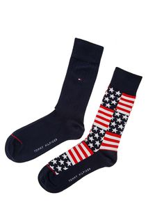 Комплект из двух пар высоких хлопковых носков Tommy Hilfiger