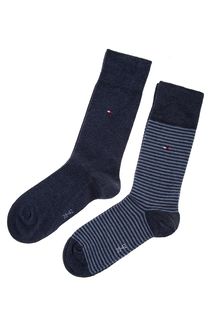 Комплект из двух пар высоких хлопковых носков Tommy Hilfiger
