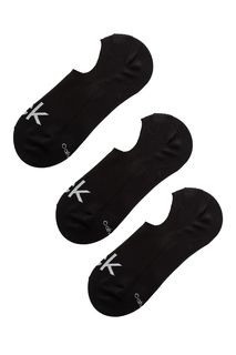 Комплект из трех пар черных носков Calvin Klein Jeans