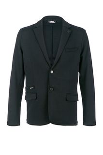 Однотонный пиджак с карманами Karl Lagerfeld