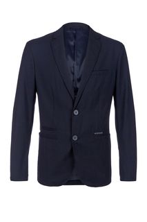 Синий пиджак с карманами Armani Exchange