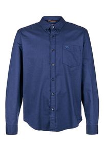 Хлопковая рубашка синего цвета Dockers