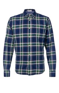 Рубашка в клетку с накладным карманом Pepe Jeans