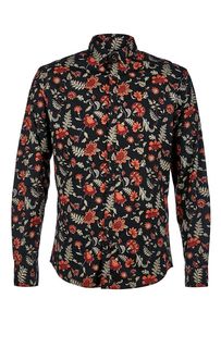 Приталенная рубашка с цветочным принтом Jack & Jones