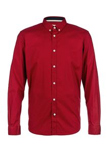 Красная рубашка из хлопка Tom Tailor
