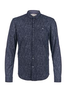 Приталенная рубашка из хлопка Tom Tailor Denim