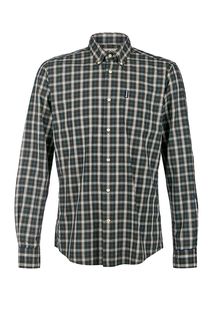 Хлопковая рубашка в клетку с карманом Barbour